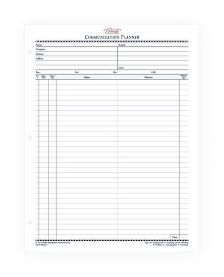 Picture of Communication Planner - Junior